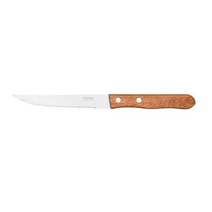 Meat Knife Set Pradel essentiel Wood Bicoloured Metal 21 cm (4 Units)