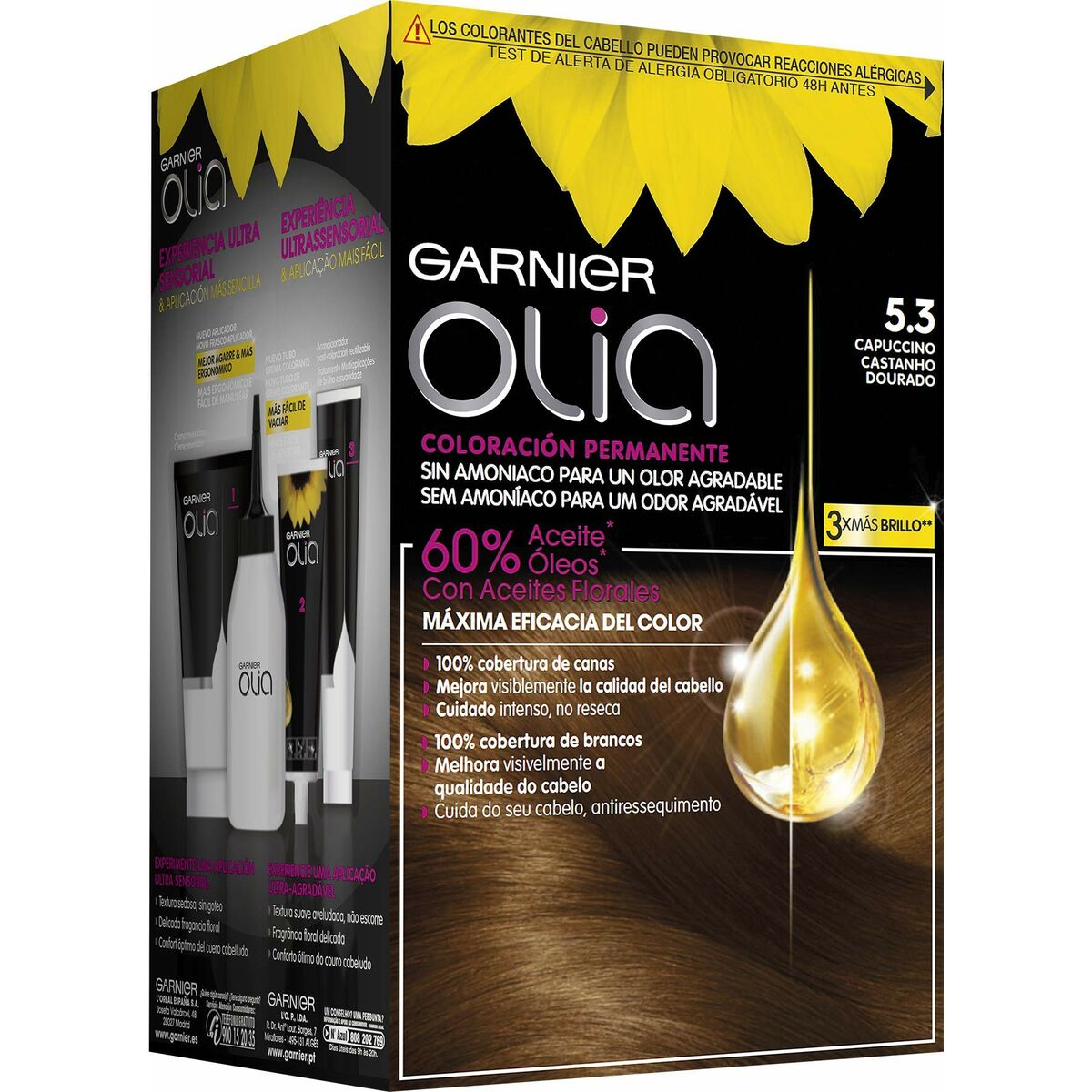 Unisex Hair Dressing Set Olia Garnier (4 pcs) 5,3  - capuccino