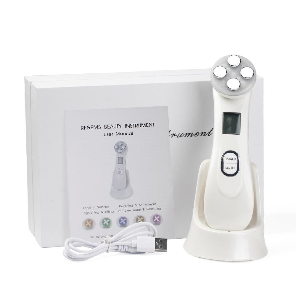 Mesoterapia facciale LED Photon Massaggiatore per la cura della pelle per la rimozione delle rughe del viso