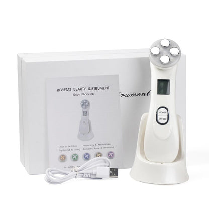 Mesoterapia facciale LED Photon Massaggiatore per la cura della pelle per la rimozione delle rughe del viso