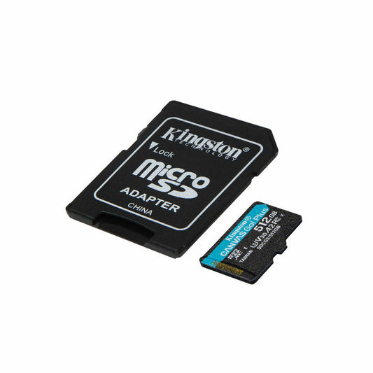 Micro SD Memory Card with Adaptor Kingston SDCG3/512GB          Class 10 512 GB UHS-I