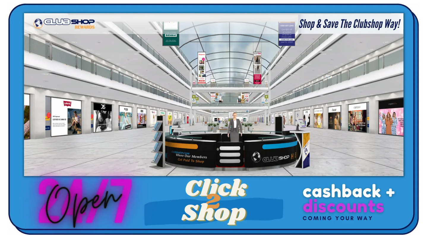 Clubshop Mall + Global Partner System: Primo Mese + Licenza di rivendita annuale