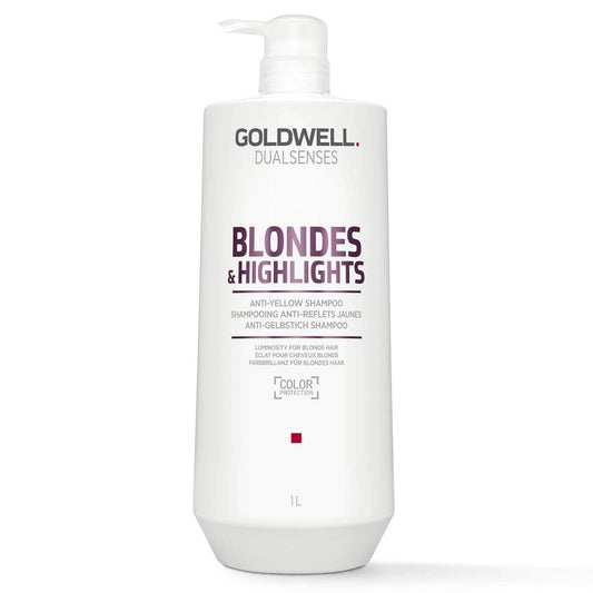 Shampoo Opacizzante per Capelli Biondi Goldwell Dualsense Nero Crema