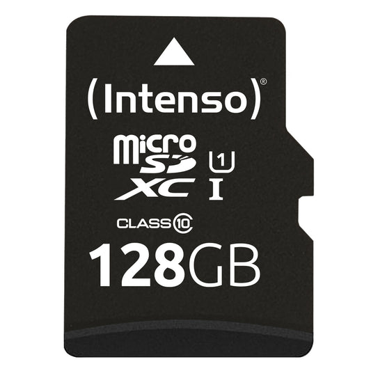 Micro SD Memory Card with Adaptor INTENSO 128 GB