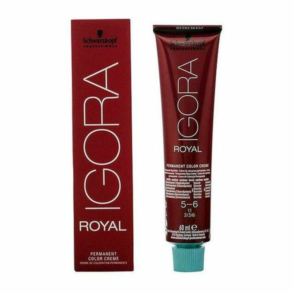 Permanent Dye Igora Royal Schwarzkopf Igora Royal 5-6 Nº 5-6 Nº 9.0-rubio muy claro Nº 8.0-rubio claro 60 ml