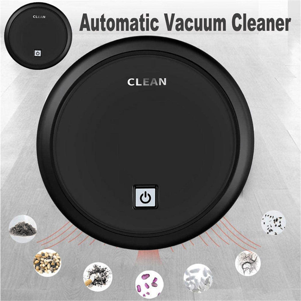 3-in-1 Robot Vacuum Cleaner 1800Pa - USB Rechargeable, Smart, and Multi-functional Dry/Wet Sweeping Vacuum Cleaner