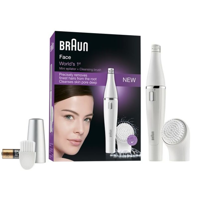 Electric Facial Cleanser/Hair Remover Braun Face 810