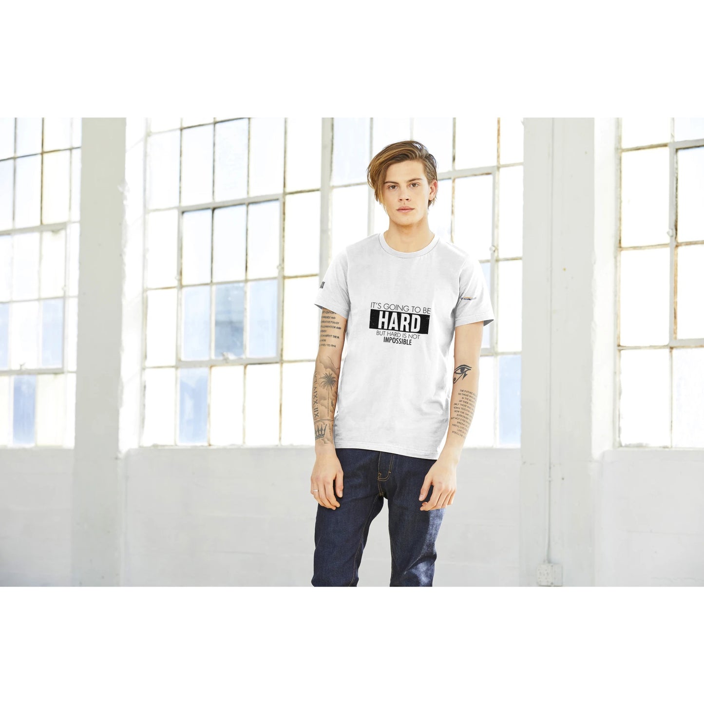 fe-Commerce T-shirt girocollo unisex premium personalizzabile 