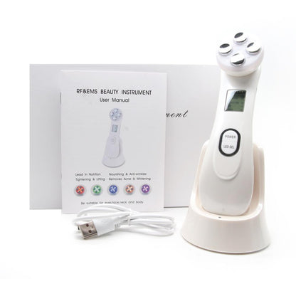 Mesoterapia facciale LED Photon Massaggiatore per la cura della pelle per la rimozione delle rughe del viso