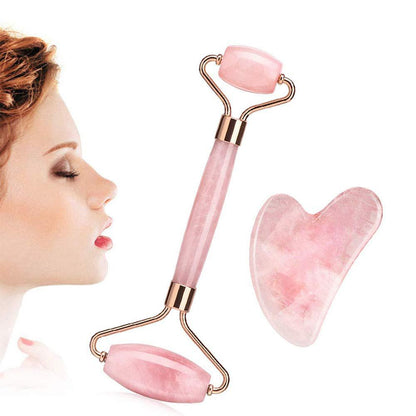 Raschietto per guazzo per viso massaggiatore naturale per rullo di giada per massaggiatore viso