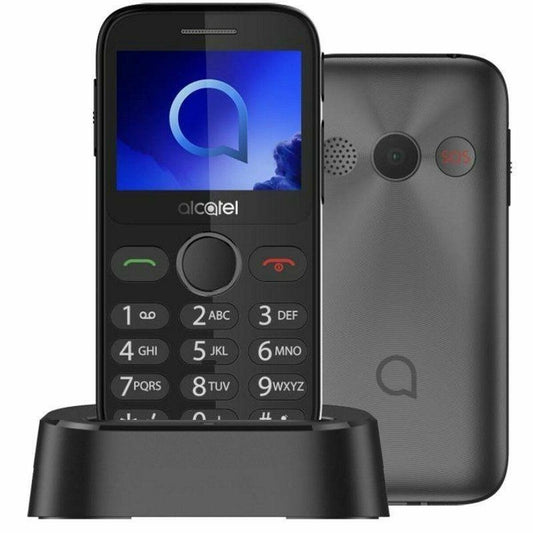 Mobile telephone for older adults Alcatel Black 32 GB (Refurbished A)