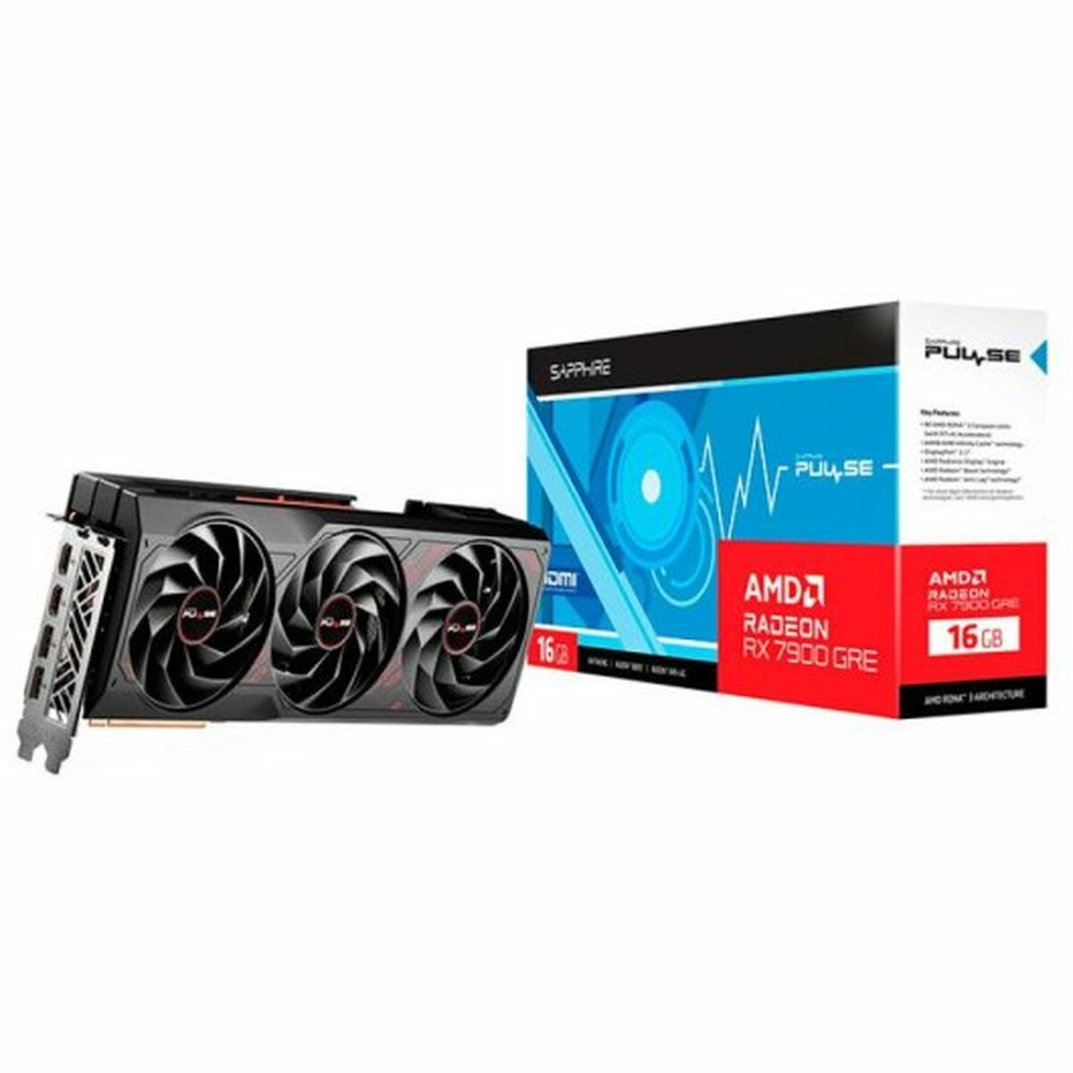 Graphics card Sapphire AMD Radeon Pulse RX 7900 GRE Gaming OC 16 GB GD