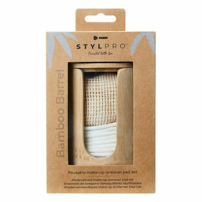 Make Up Remover Set Stylideas Stylpro Cotton Bamboo Reusable (10 pcs)