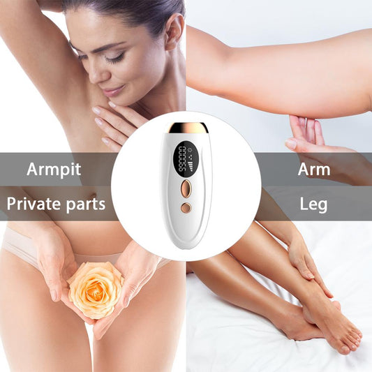 Epilatore per depilazione laser indolore, protetto e intelligente (spina americana)