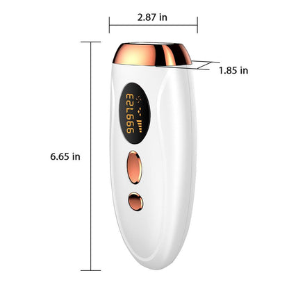 Epilatore per depilazione laser indolore, protetto e intelligente (spina americana)
