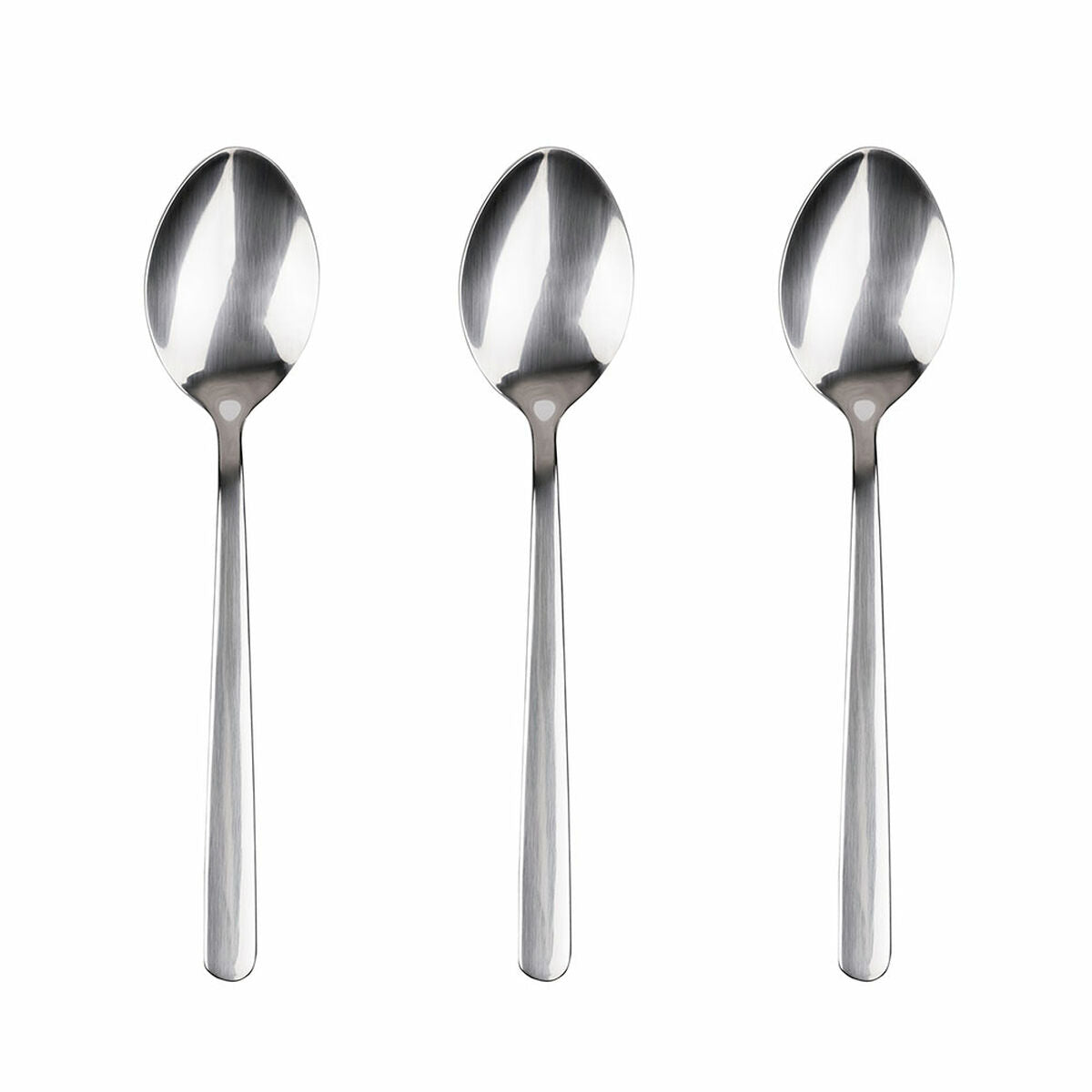 Set of Spoons San Ignacio Earth SG7777 Shine Stainless steel 3 Units