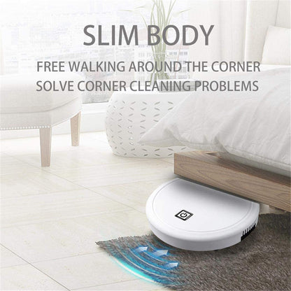 3-in-1 Robot Vacuum Cleaner 1800Pa - USB Rechargeable, Smart, and Multi-functional Dry/Wet Sweeping Vacuum Cleaner