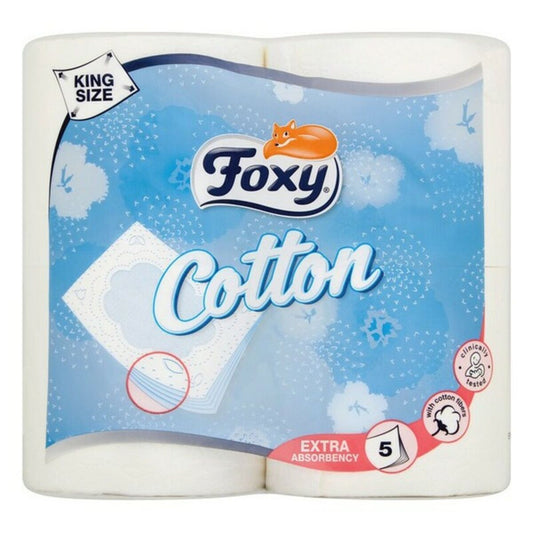 Carta Igienica Cotton Foxy COTTON 4R (4 uds) (4 Unità)