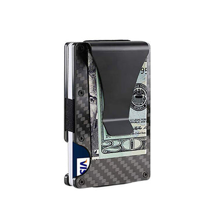 Anti-theft card box with metal card holder