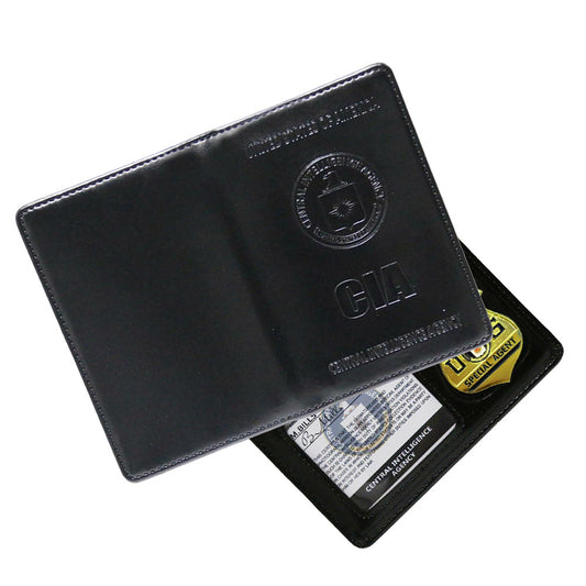 Track POI metal document holder card package