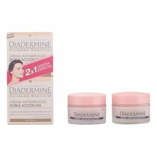 Women's Cosmetics Set Diadermine Antiwrink (2 pcs) Cream White