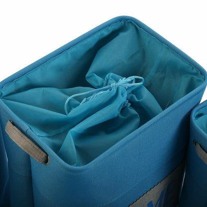 Basket set Versa Home Blue Textile (30 x 40 x 45 cm) (6 Pieces)