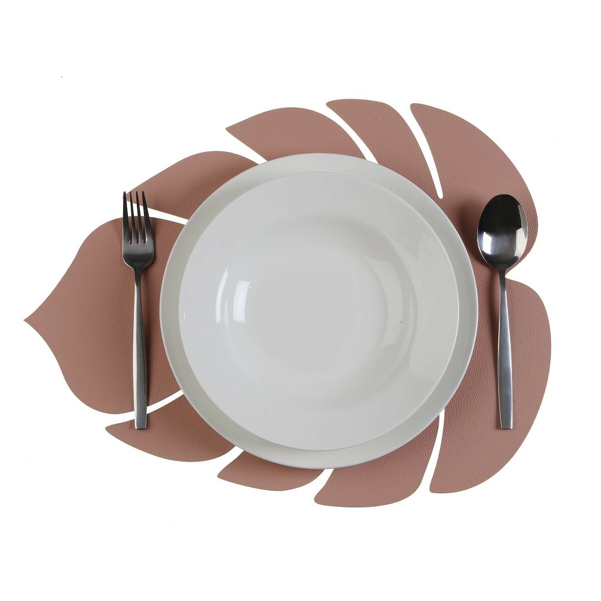 Table Mat Versa Leaf of a plant Pink 35 x 44,5 cm