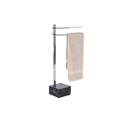 Free-Standing Towel Rack DKD Home Decor Silver MDF Steel (45 x 21 x 80 cm)