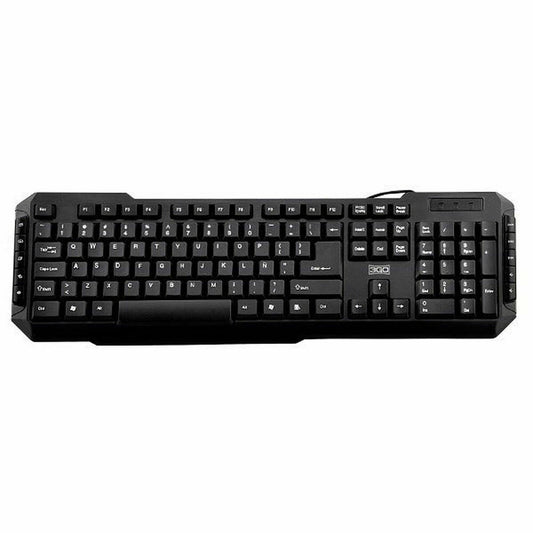 Keyboard 3GO KBDRILEPS2-22 Black Spanish Qwerty