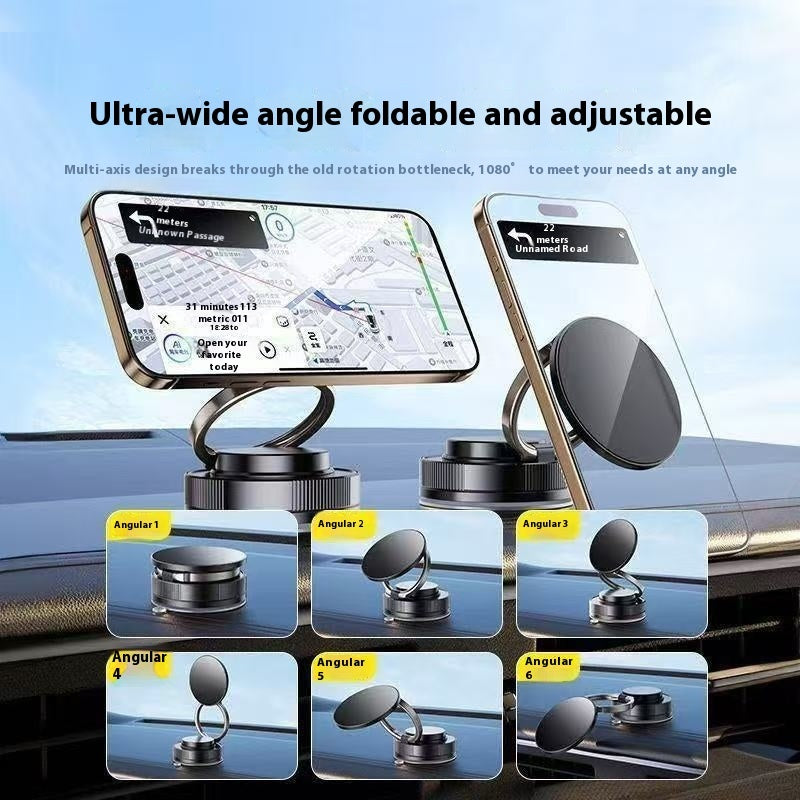 Car Phone Holder Strong Magnetic Vacuum Navigation Bracket