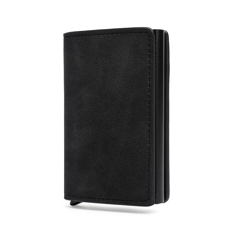 Anti-theft Swipe Men's Card Holder Multi-card Slot Credit Card Box