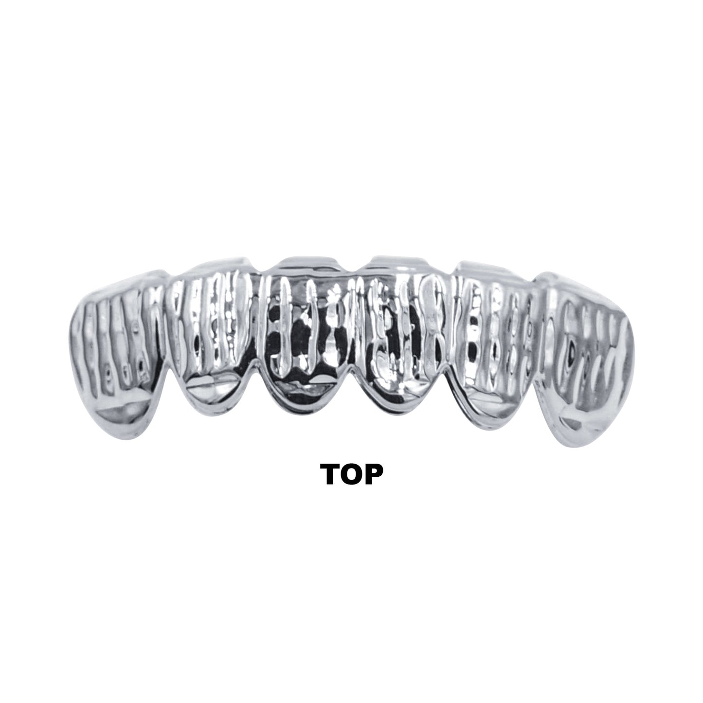 Solid Lustrous Grillz- HIP HOP GRILLZ IN SILVER COLOR I 913281