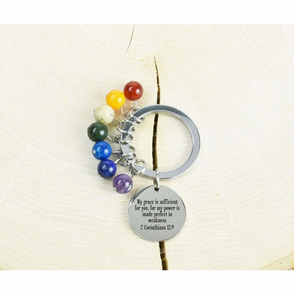 Genuine Chakra Scripture Keychain