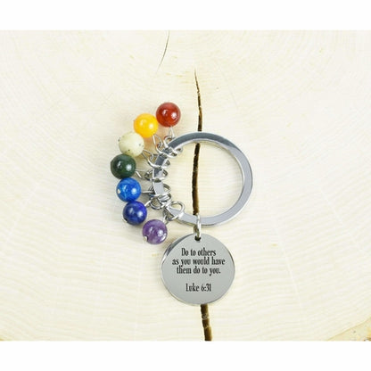 Genuine Chakra Scripture Keychain