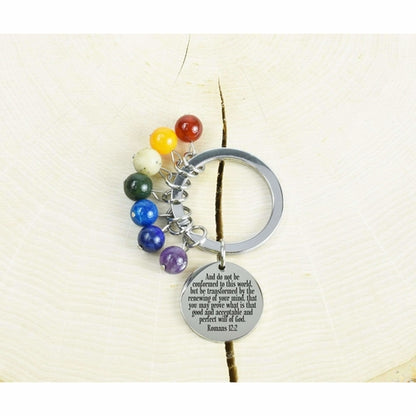 Genuine Chakra Scripture Keychain