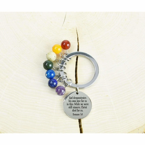 Genuine Chakra Scripture Keychain