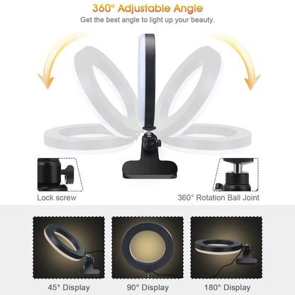 Luce anulare a LED per computer