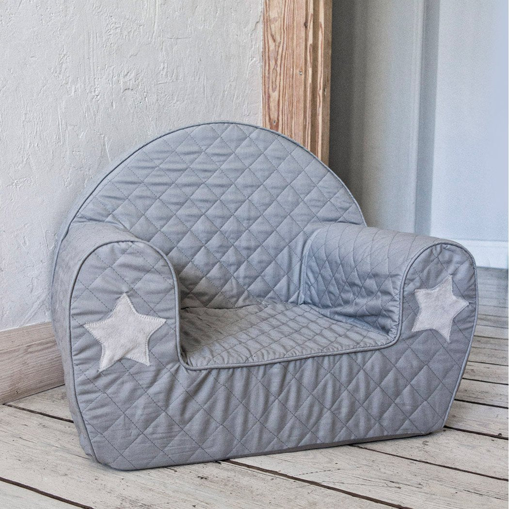 Poltroncina per bambini Grigio Latte 