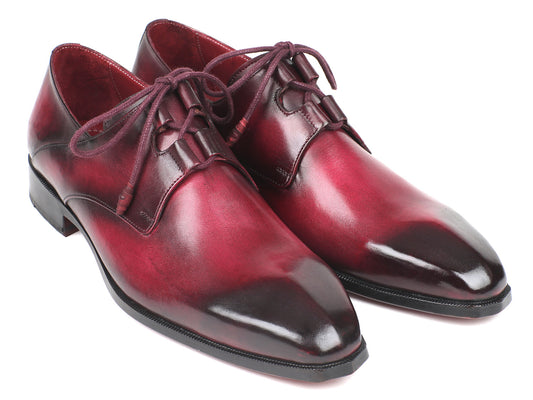 Paul Parkman Ghillie Scarpe eleganti bordeaux con allacciatura (ID#GT515-BRD)