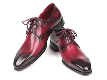 Paul Parkman Ghillie Scarpe eleganti bordeaux con allacciatura (ID#GT515-BRD)