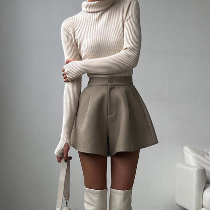 Pantaloni da donna casual retrò versatili