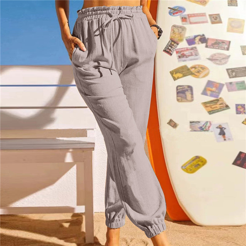 Pantaloni casual elastici 