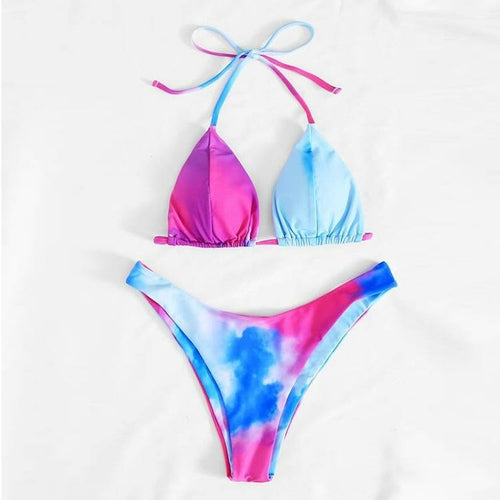 2021 Costume da bagno donna sexy con fiocco a vita alta taglie forti