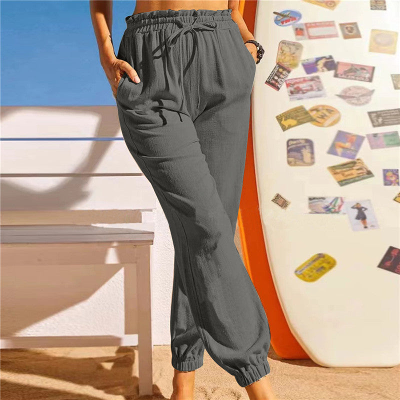 Pantaloni casual elastici 