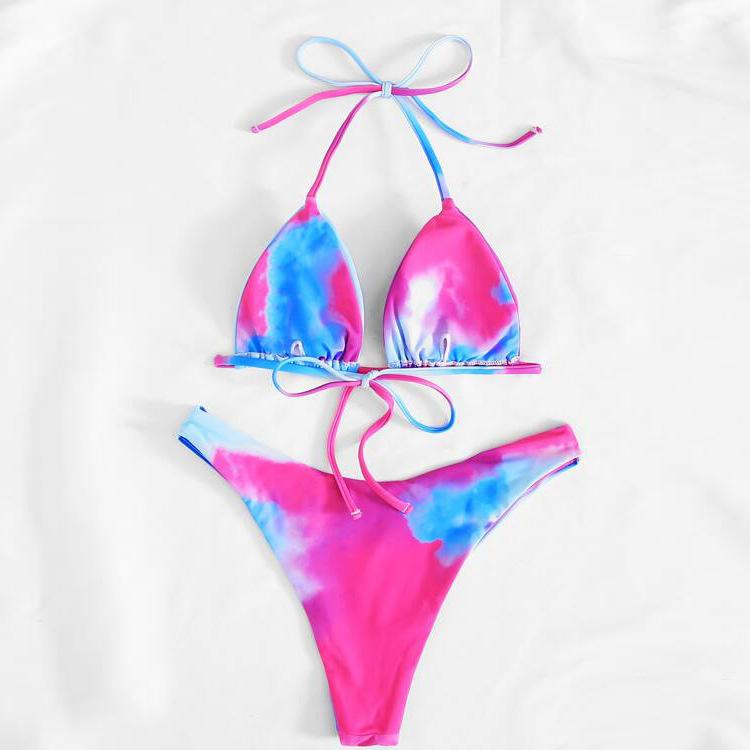 2021 Costume da bagno donna sexy con fiocco a vita alta taglie forti