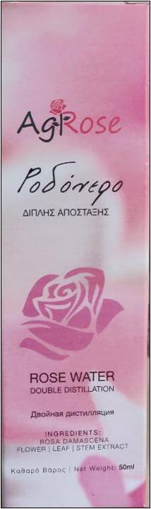 Acqua di rose pura spray / nebbia AgRose Vraman 50 ml