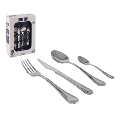 Cutlery Set Quttin Antartica Stainless steel 24 Pieces