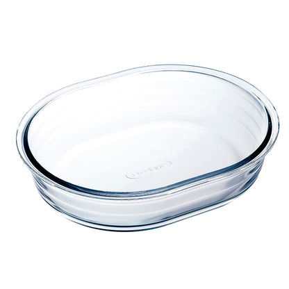Cake Mould Ô Cuisine Ocuisine Vidrio Transparent Glass Oval 25 x 20 x 6 cm 6 Units