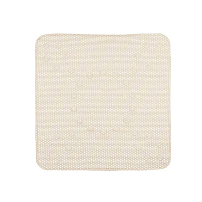 Non-slip Shower Mat Beige PVC 53 x 52,5 x 1 cm (6 Units)
