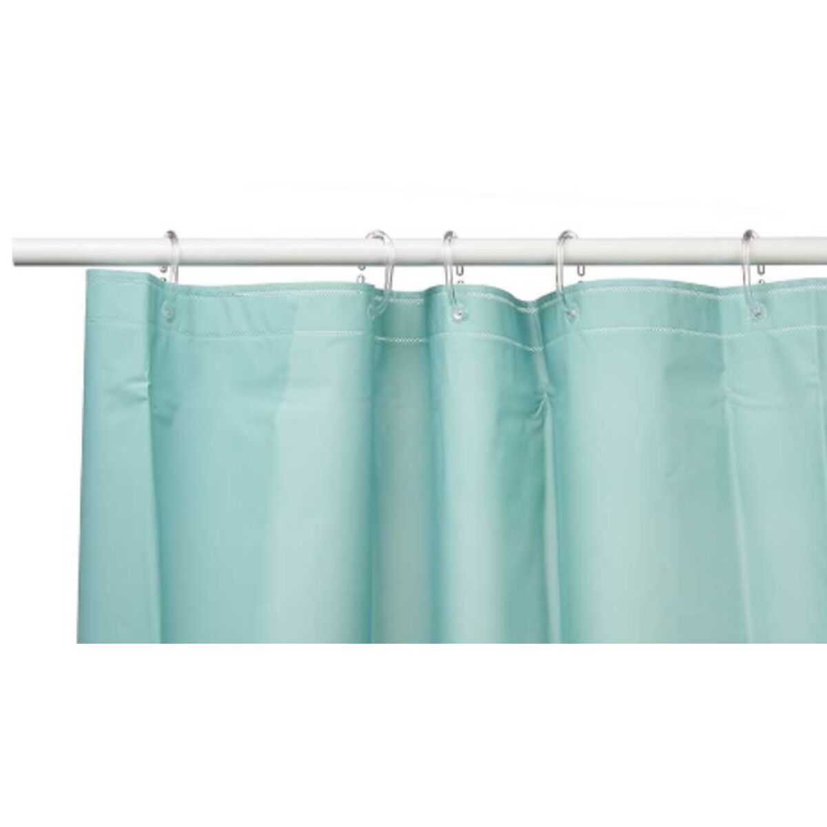 Shower Curtain Green Polyethylene EVA 180 x 180 cm (12 Units)